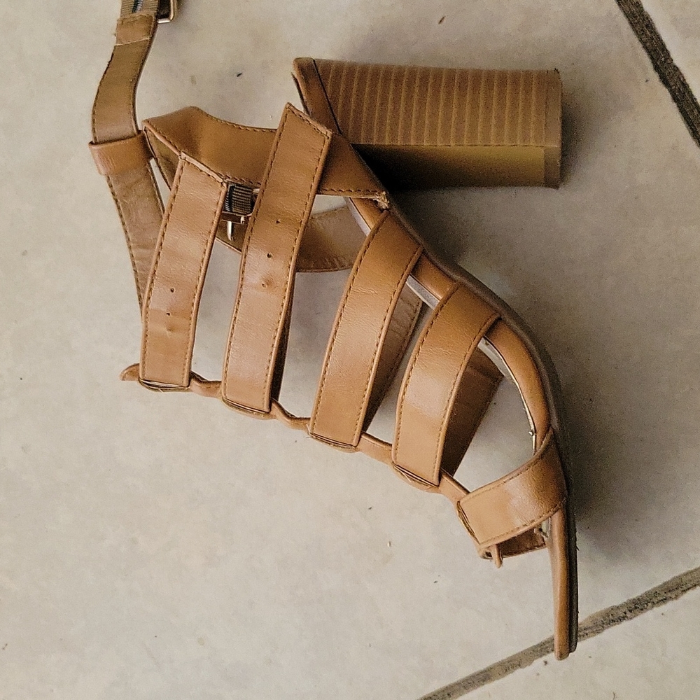 ISO strappy heels